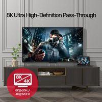 UNITEK USB4 THUNDERBOLT KABLO 0.8MT(C14100BK-0.8M)
