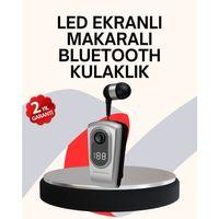 Profesyonel Bluetooth Kulaklık – Klipsli, Titreşimli, Dijital Göstergeli