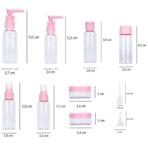 10 Parça Seyahat  Sprey ve Boş Şişe Seti