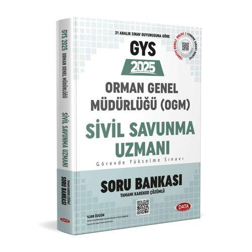 2025 GYS Orman Genel Müdürlüğü Sivil Savunma Uzmanı Soru Bankası Data Yayınları