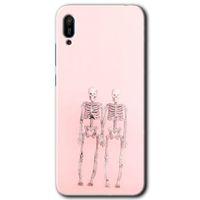 Huawei Y6 2019 HD Baskılı Kılıf + 9D Tam Ekran Koruyucu - Yaşayan Çift