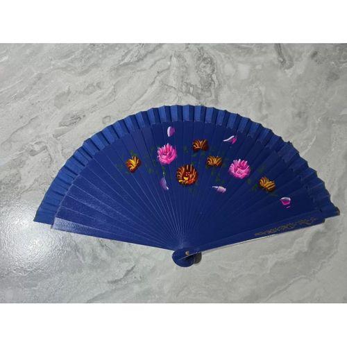 Bambu Çift Taraflı Yelpaze Karışık Renkler 12'li Paket