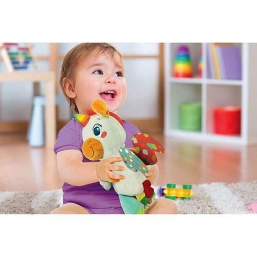 Nessiworld 17846 Baby Clementoni - Tek Boynuzlu At Peluş Oyuncak