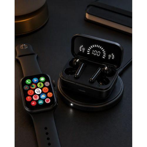 Spor Ve Günlük Kullanıma Uygun Akıllı Saat Ve Bluetooth Kulaklık Seti Yüksek Performans