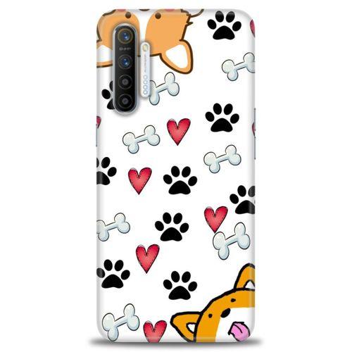 Realme XT Kılıf HD Baskılı Kılıf - Dog + Tam Ekran Koruyucu