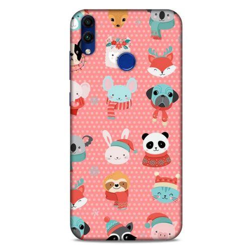 Animax Noel Sevimli Hayvanlar Huawei Honor 8C Kılıf Desenli Silikon