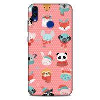 Animax Noel Sevimli Hayvanlar Huawei Honor 8C Kılıf Desenli Silikon