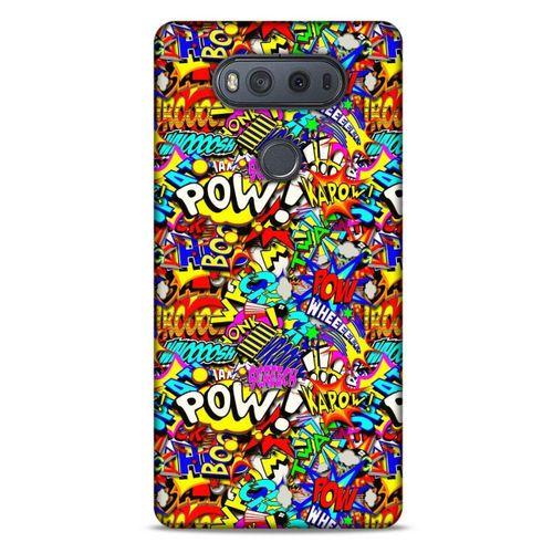 Graffitix (33) Desenli Silikon Kapak LG K61 Kılıf