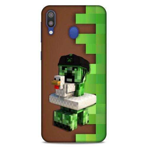 Lopard Samsung Galaxy M20 Uyumlu Kılıf PiXel (35) Fit Design Kılıf Creeper