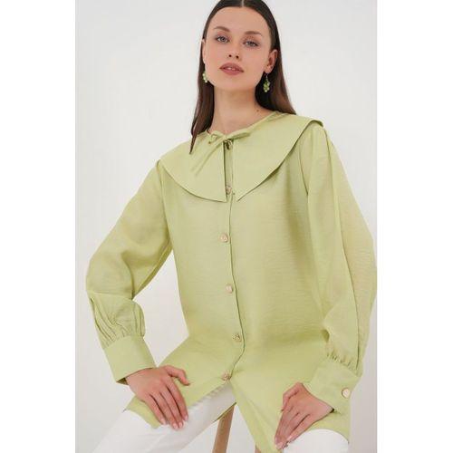 Bebe Yaka Uzun Tunik 5967 - E.Yeşil