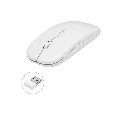 Kablosuz Mouse Fare Şarjlı Bluetooth Wireless Çift Modlu Sessiz