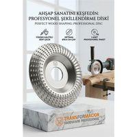 Oval Tip Bombeli Ahşap Törpü Diski  100mm | Tungsten Karbür 723064