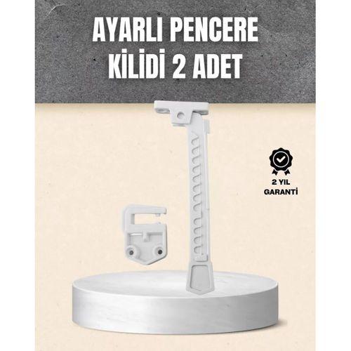 Kolay Montajlı Pencere Açılma Sınırlayıcı 2’li Set