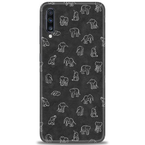 Samsung Galaxy A70 Kılıf HD Baskılı Kılıf - Filler + Tam Ekran Koruyucu