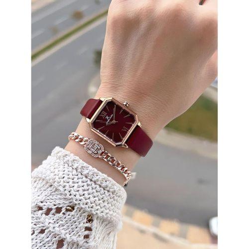 Daniel Klein Deri Kordonlu 2 Yıl Garantili 3 Atm Suya Dayanıklı Kadın Kol Saati+Bileklik BD.13939.6