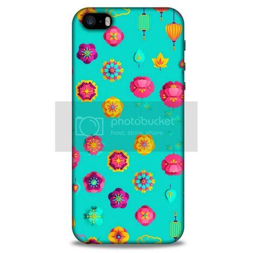Origami Turkuaz Apple Iphone 5 Kılıf