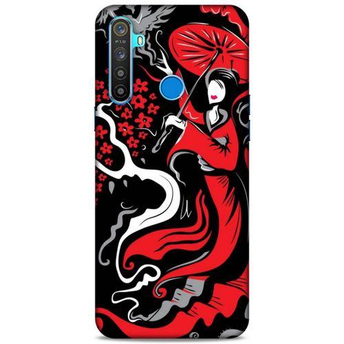 Lopard Oppo Realme 5i Uyumlu Kılıf Soyut Sanat (11) Baskılı Tam Koruma