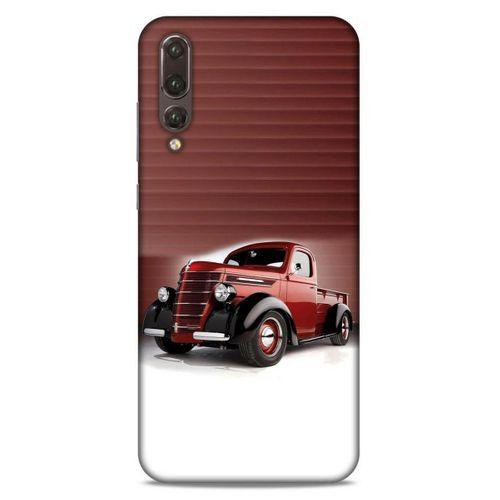 Lopard Huawei P20 Pro Uyumlu Kılıf PickUpX (47) Crystal Flex Kılıf Metalik Kırmızı