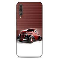 Lopard Huawei P20 Pro Uyumlu Kılıf PickUpX (47) Crystal Flex Kılıf Metalik Kırmızı