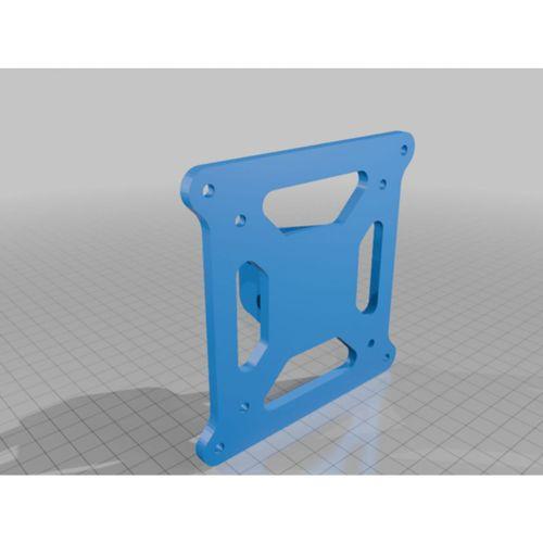Dikdörtgen Boru Çerçeve için Monitör Montaj Aparatı 3D Baskı (Bu ürün Sadece Plastik parçadır - Almadan Önce Soru Sorabilirsiniz)