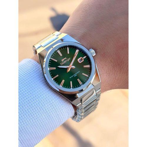 Slazenger Çelik Kordon İç Fonksiyonları Aktif 10 Atm+Bileklik Hediyeli Erkek Kol Saati VS.BLKT.0801