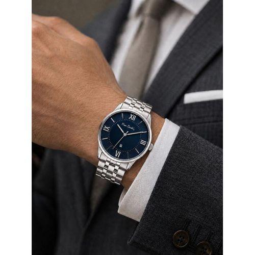 Pierre Cardin Damat Ve Takım Elbiseye Özel 2 Yıl Garantili Çelik Kordon Erkek Kol Saati VS.BLKT.1075
