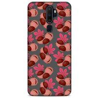 Frutix Kestane 02 Oppo A5 2020 Kılıf Desenli Silikon