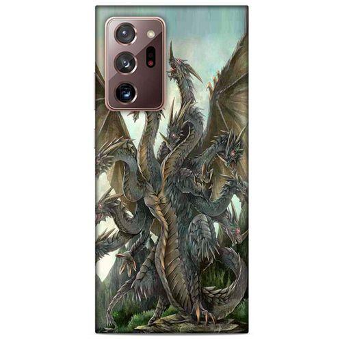 Samsung Galaxy Note 20 Ultra Kılıf Dragons (35) Fit Design Kılıf 9 Başlı Ejderha