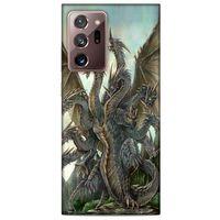 Samsung Galaxy Note 20 Ultra Kılıf Dragons (35) Fit Design Kılıf 9 Başlı Ejderha