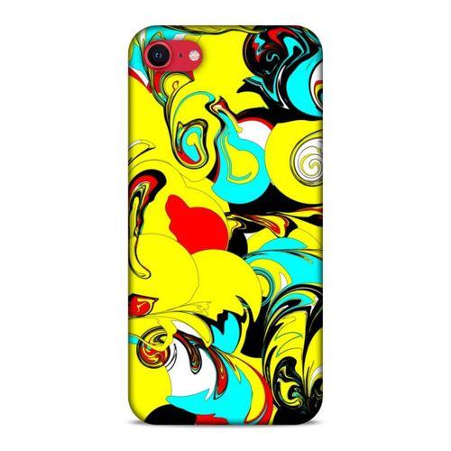 Lopard Apple iPhone SE 2020 Uyumlu Kılıf Soyut Sanat (26) Desenli Tpu Silikon Kılıf