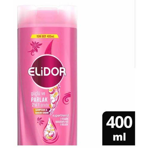 Elidor Şampuan Güçlü Parlak 2'si 1 Arada 400 ml