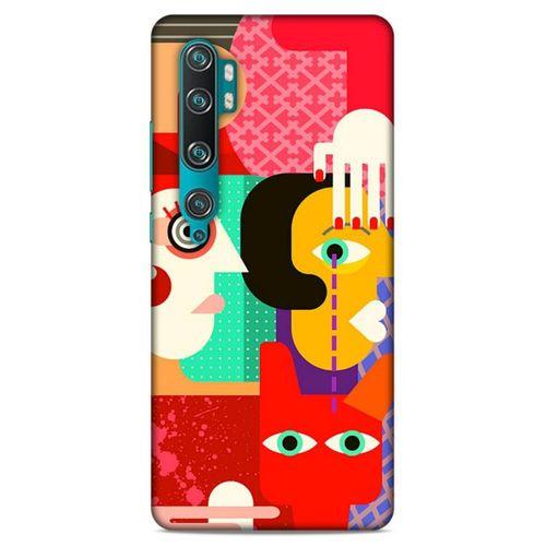 Lopard Xiaomi Mi Cc9 Pro Uyumlu Kılıf Soyut Sanat (15) Baskılı Antişok Kılıf
