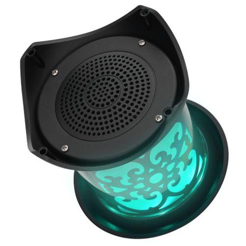 MIKADO MD-20BT, 5W, Masaüstü, Gece Lambası LED Işıklı, 1200mAh, Bluetooth Speaker (Siyah)