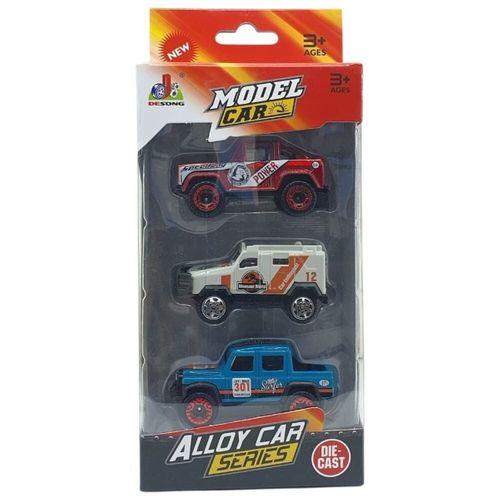 3'lü Araba Off-Road Seti - Die Cast - DS045