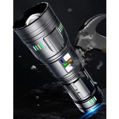 Pro F-3002 Alüminyum Tg Led Gece Şeritli Type-c Şarjlı El Feneri