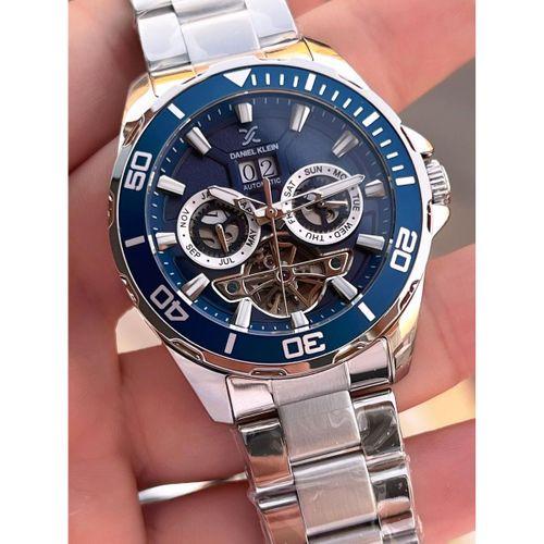 Daniel Klein Otomatik Erkek Kol Saati 30 Metre Suya Dayanıklı Çelik Kordon + Bileklik Hediyeli  VS.BLKT.0703