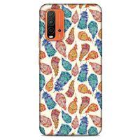 Lopard Xiaomi Redmi 9T Uyumlu Kılıf Tüyler (36) Glitter Kılıf