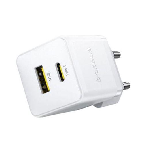 Baseus Palm Hızlı Şarj Aleti C+u 30w Eu Beyaz (p1011160a213-00)