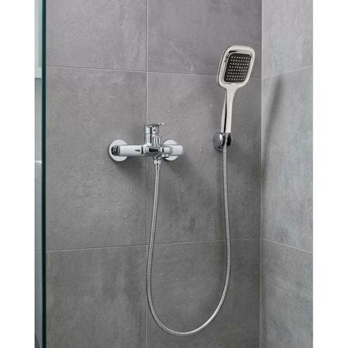 Siyah Duş Seti El Duşu Başlığı Spiral Hortum Dayanıklı Banyo Duş Aksesuarı