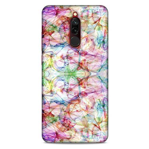 Xiaomi Redmi 8 Kılıf Pastel Renkler (12) Koruyucu Silikon Beyaz Mavi