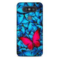LG K41S - K51S Kılıf Kelebek Etkisi (1) Kılıfı Karışık Renkli