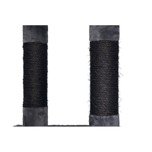 Beeztees Kedi Köşe Tırmalama ve Oyun Evi, Gri, 40x40x135cm