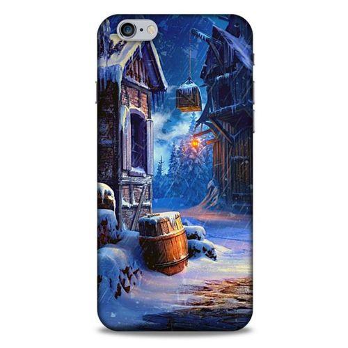 Apple Iphone 6S Plus Kılıf Snowix (46) Core Armor Kılıf Kahverengi Mavi