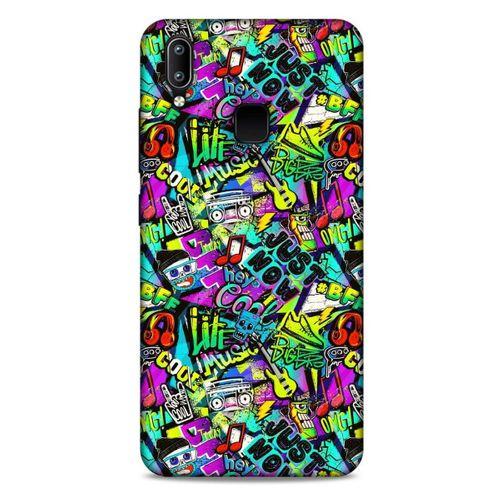 Graffitix (9) Desenli Silikon Kapak Casper Via A4 Kılıf