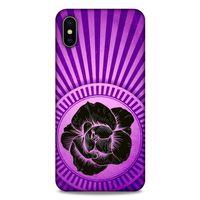 Lopard Apple iPhone XS Max Uyumlu Kılıf Tattoo's (35) Fit Design Kılıf Gül Dövmesi