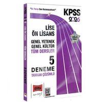 Yargı Kpss Lise Ön Lisans Genel Yetenek - Genel Kültür Tüm Dersler 5 Deneme