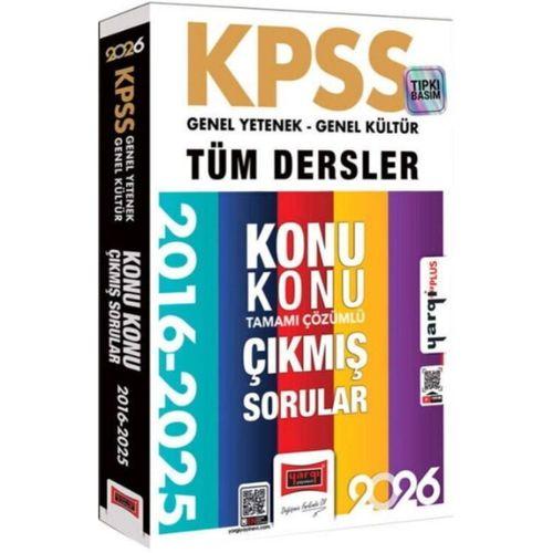 2026 KPSS Genel Kültür Genel Yetenek Tüm Dersler Tamamı Çözümlü 10 Yıl Çıkmış Sorular Yargı Yayınları