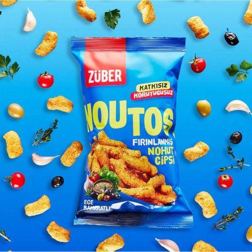 Eğitici Çocuk Züber Noutos Fırın Nohut Cipsi 55 Gr Ege Baharat