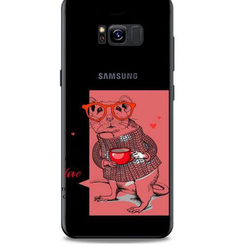 Zoologix (31) Samsung Galaxy Note 8 Şeffaf Kılıf Silikon Desenli