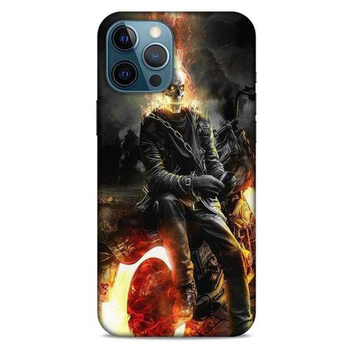 Apple iPhone 12 Pro Max Uyumlu Kılıf Motorsiklet (16) Kalın Kılıf İskelet